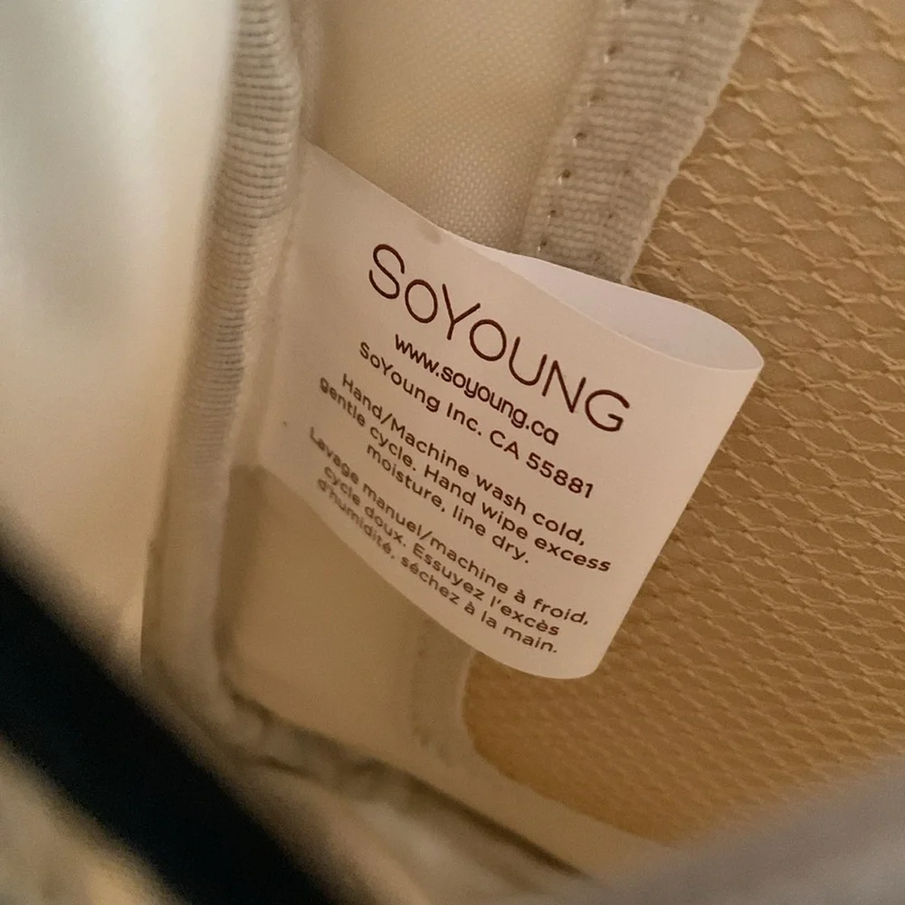 SoYoung x Pixopop Pishi and Friends Backpack NWT Eco Friendly Linen Bag